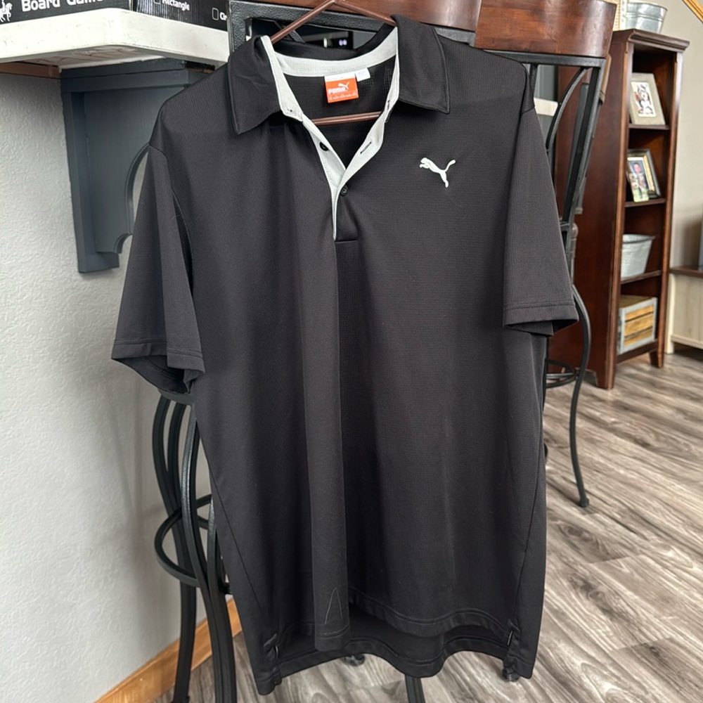 Puma Men’s Dry Cell Black Polo XL